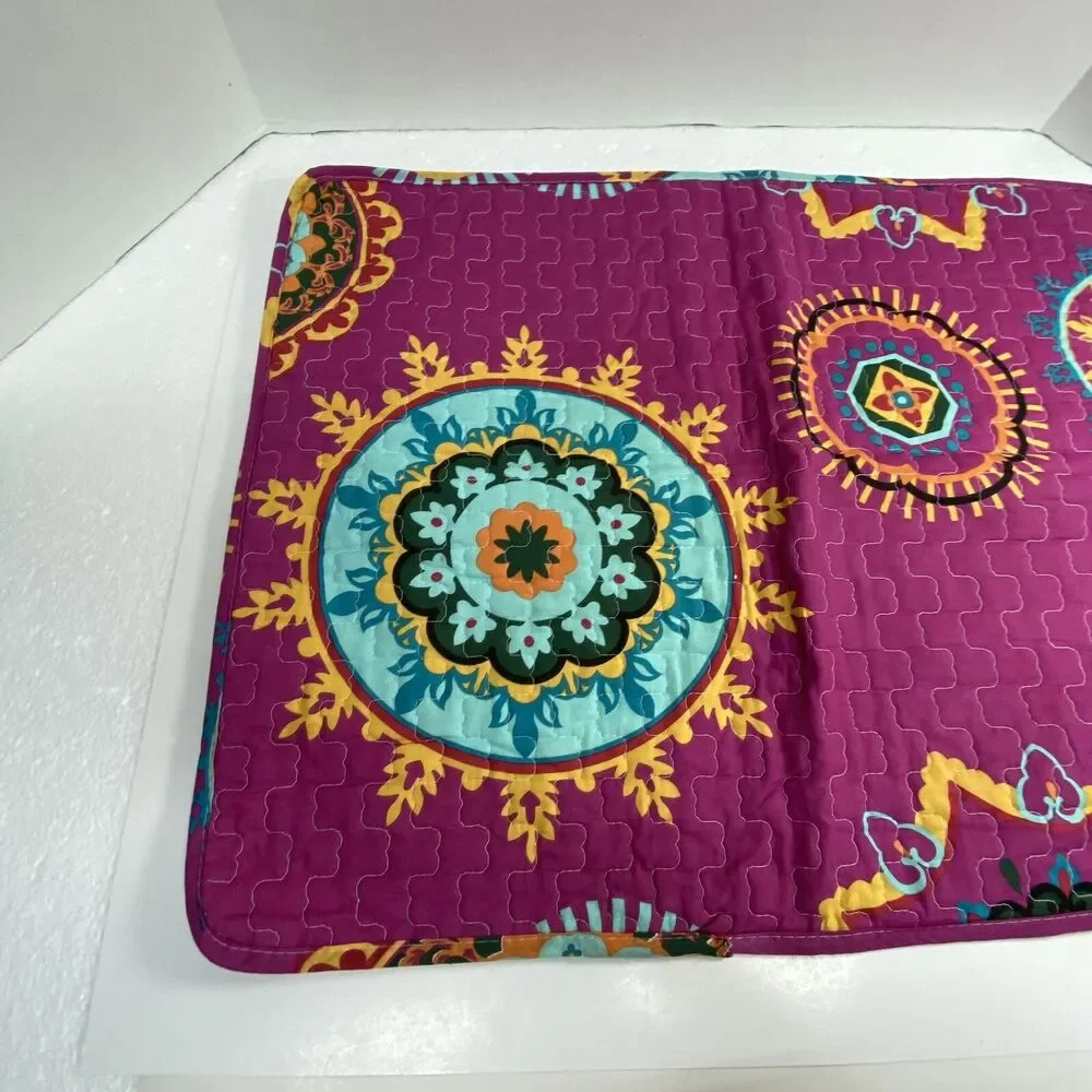 LUSH Brand Pillow Cover Multicolored Boho Hippie Style 26X20 End Zipper Closure